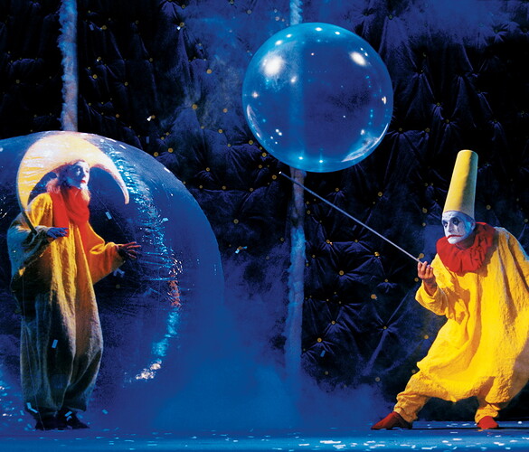 Slava Snowshow Moon Clown in Ball by Pascal Ito+
