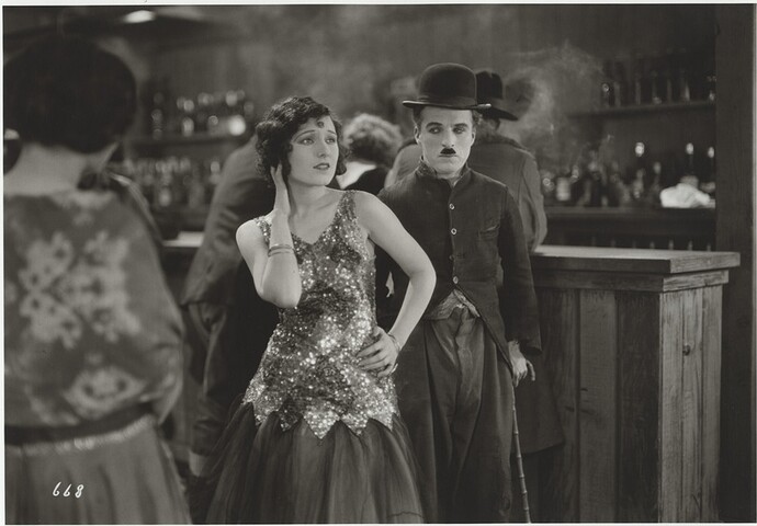 Charlie Chaplin & Georgia Hale The Gold Rush + Roy Export SAS